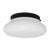 Glass Flushmount Light, Czechoslovakia, 1970s For Sale