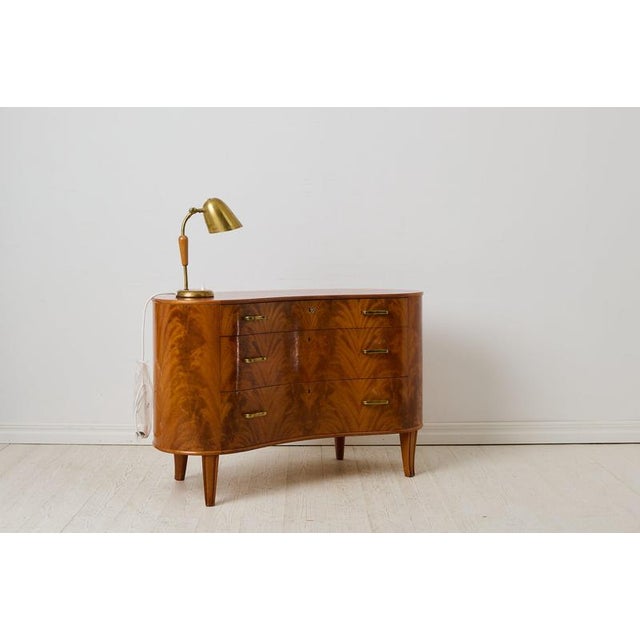 Bodafors Vintage Swedish Mahogany Sideboard by Axel Larsson for Bodafors, 1940 For Sale - Image 4 of 11