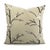 Juniata Gray Floral Embroidered Pillow Cover For Sale In Portland, OR - Image 6 of 6