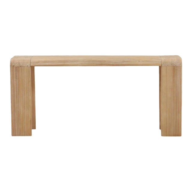 Arlo Curved Edge Console Table For Sale