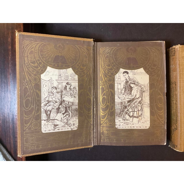A Pair of the Young Folks Treasury Volume I & Ii; Circa 1917 - Set of 2 For Sale In Palm Springs - Image 6 of 15