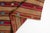 1960s Handwoven Striped Tribal Rug With Small Motifs For Sale - Image 10 of 10