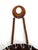 Glass Round Wall Mirror with Leather Frame and Strap, 1960s For Sale - Image 7 of 17