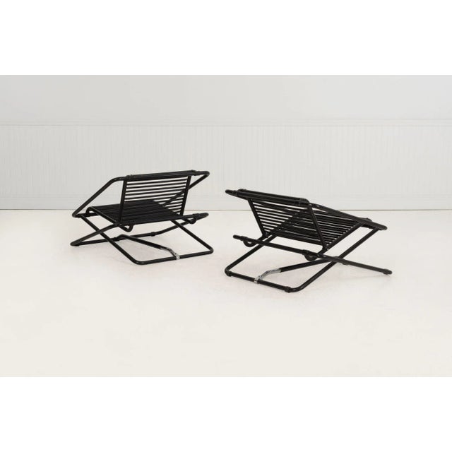 Metal Ron Arad Pair of Rocking Chairs for One-Off, United Kingdom, 1981 For Sale - Image 7 of 14