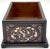 Antique Chinese Mother of Pearl Inlaid Hardwood Jardinière with Copper Liner For Sale - Image 11 of 12
