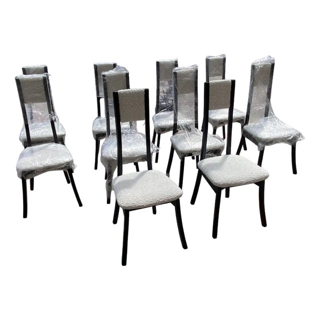 10 Model Chaises Program S11 by Angelo Mangiarotti, 1970s, Set of 10 For Sale