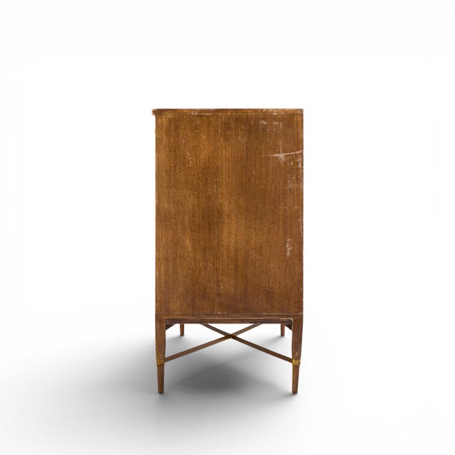 Calvin Paul McCobb for Calvin Mid Century Mahogany and Brass Credenza For Sale - Image 4 of 11