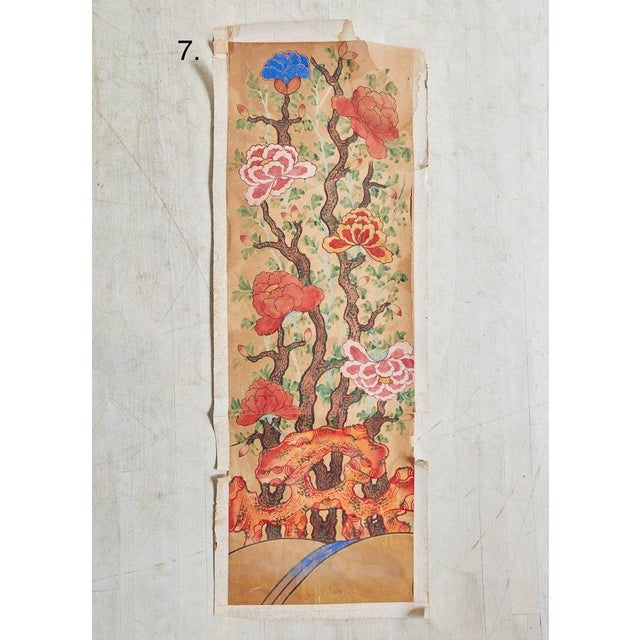 Vintage Chinese Watercolors on Paper, 20th Century (One Available) For Sale - Image 12 of 12
