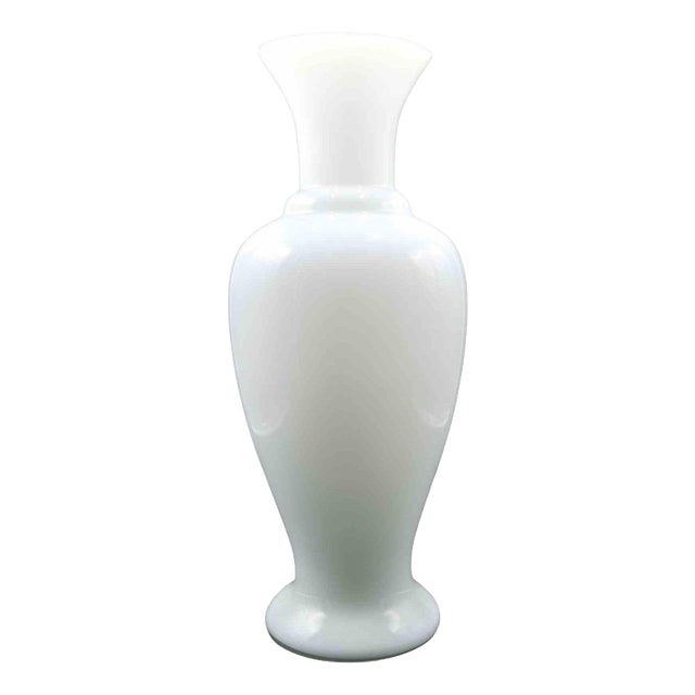Vintage Modern Murano Glass Vase by Venini For Sale