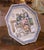 French 19th Century French Hb Quimper Faience Octagonal Wall Platter or Serving Tray For Sale - Image 3 of 10