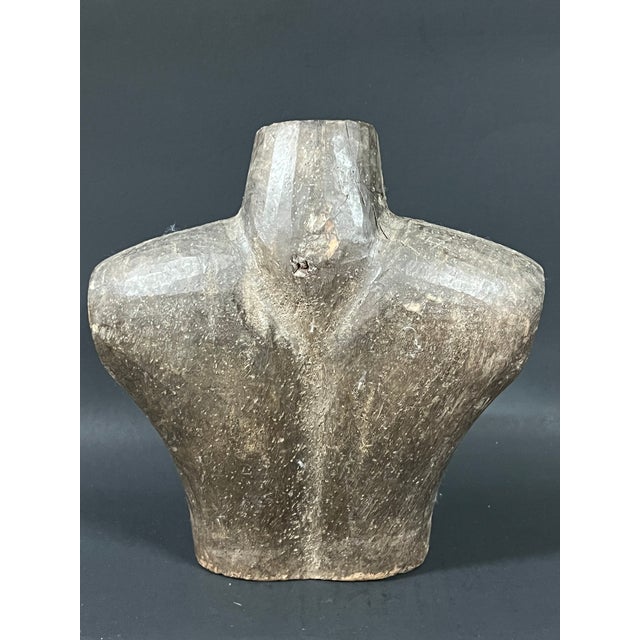 Wood Carved Solid Wood Female Torso Sculpture Late 20th Century For Sale - Image 7 of 10