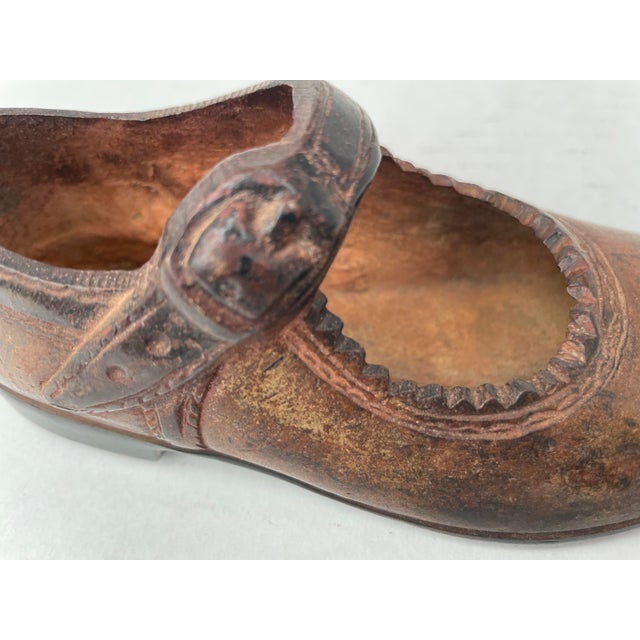 1960s Bronze Maryjane Shoe Sculpture For Sale - Image 9 of 12