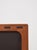 Danish Double Magazine Holder in Teak and Leather attributed to Salin Møbler, 1970s For Sale - Image 6 of 8