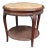 French Style 2-Tier Marbletop Mahogany Side Table For Sale