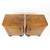 Vintage Art Deco Bedside Tables in Walnut Veneer, Czechoslovakia, 1930s, Set of 2 For Sale - Image 6 of 18