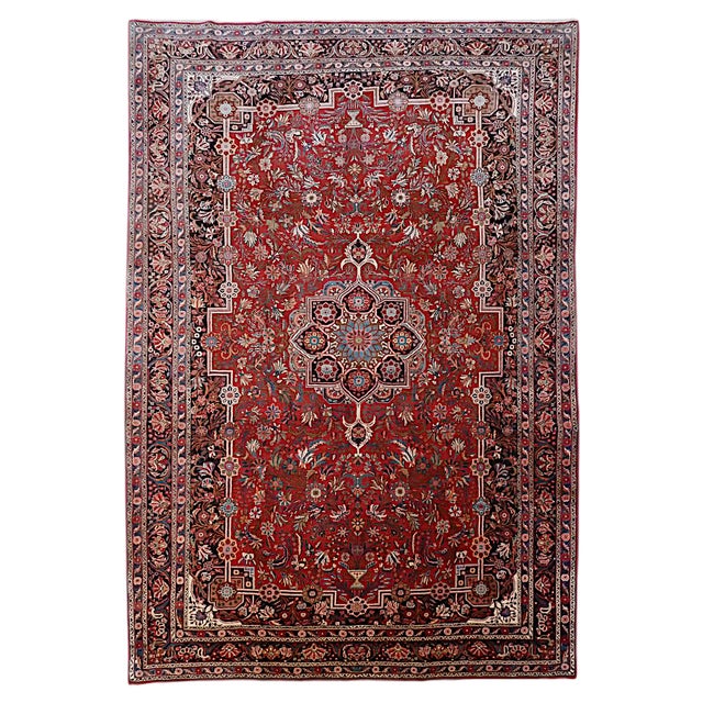 Antique Bidjar Rug, 1920s For Sale