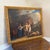 Wood Vintage Oil Painting Nude Figurative Mythological Scene Gilt Frame For Sale - Image 7 of 11
