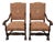 Late 19th C. Danish Louis XIV Throne Style Chairs- A Pair For Sale