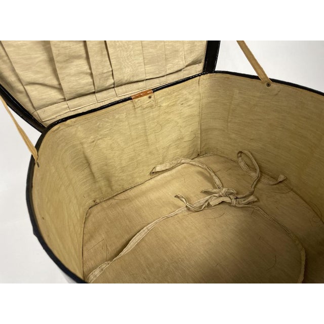 Antique Leather Hatbox, 1890s For Sale - Image 14 of 18
