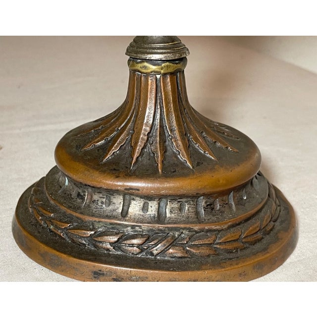 Antique 18th Century Handmade Copper Brass Bronze Incense Censor Thurible Boat For Sale - Image 10 of 16