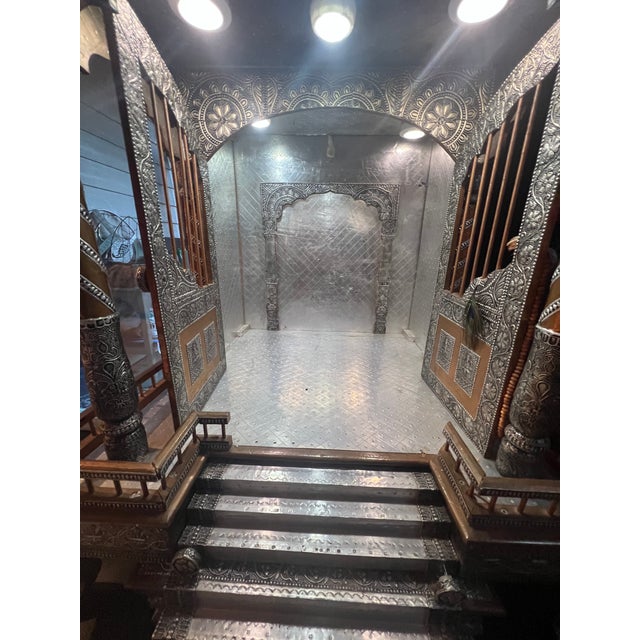 Indian Handcrafted Vintage Indian Mandir (Temple) for Home For Sale - Image 3 of 3