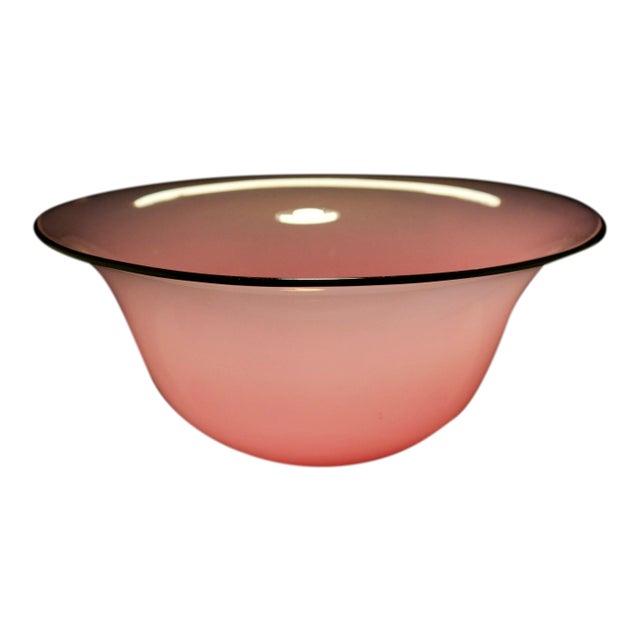 Pink Loetz Art Deco Tango Glass Bowl For Sale