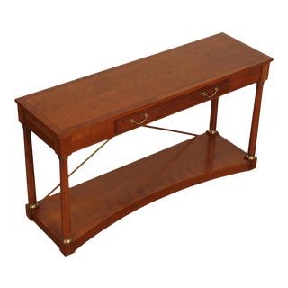 Ethan Allen Medallion Collection Cherry Console For Sale