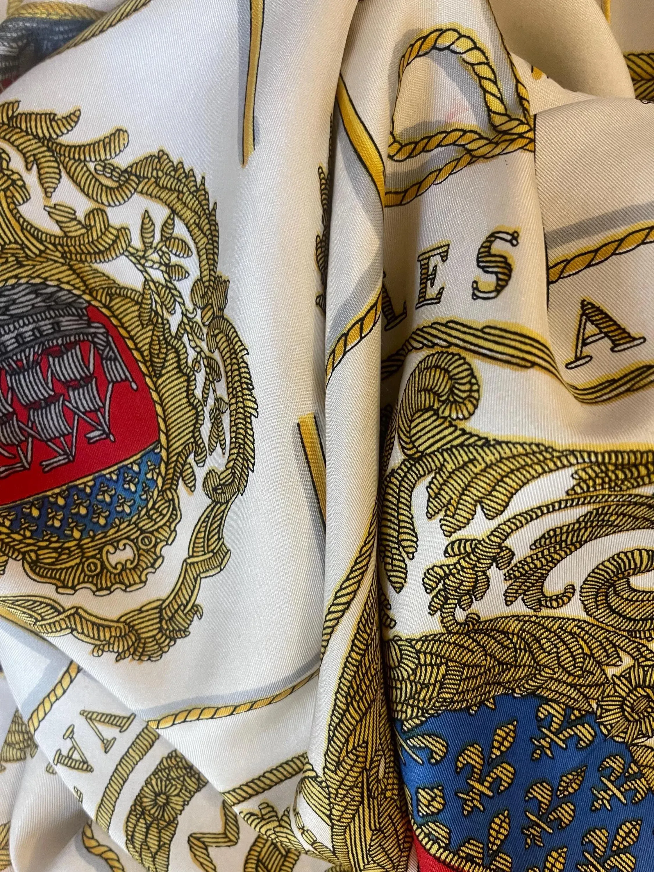 Hermès Silk Scarf “Les Armes De Paris” 2, 1954 | Chairish
