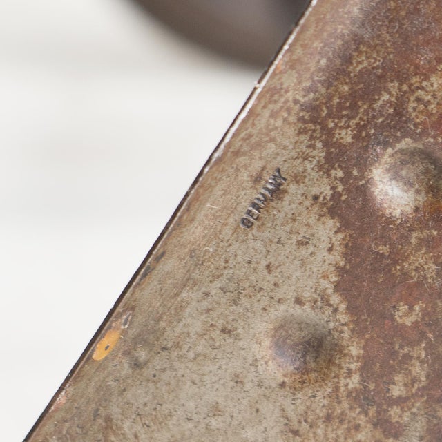 Antique Secessionist Arts and Crafts Iron Side Table by Hugo Berger for Goberg, C. 1900 For Sale - Image 16 of 17