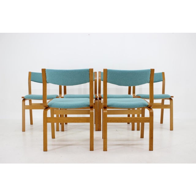 Bentwood Dining Chairs, Denmark, 1960s, Set of 6 For Sale - Image 6 of 14