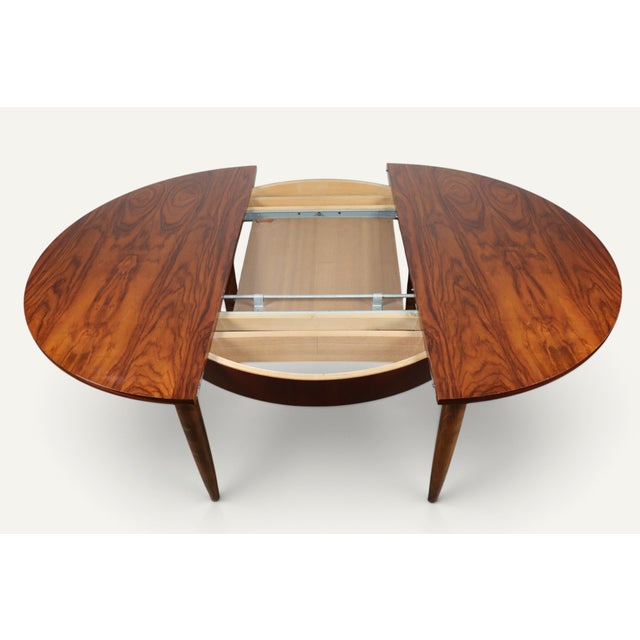 1960s Vintage Extendable Teak Dining Table, 1960s For Sale - Image 5 of 15