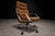 Brown Jorge Zalszupin “Tall Commander” Swivel Chair, 1973 – Fiberglass, Aluminum & Chenille | Brazilian Modern - Lot 888A For Sale - Image 8 of 15