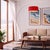 An authentic 1960s design by Peter Morelli, reborn for modern homes, this satin nickel and marble arc lamp isn't a...
