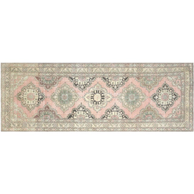 Textile 1960s Turkish Oushak Rug For Sale - Image 7 of 7