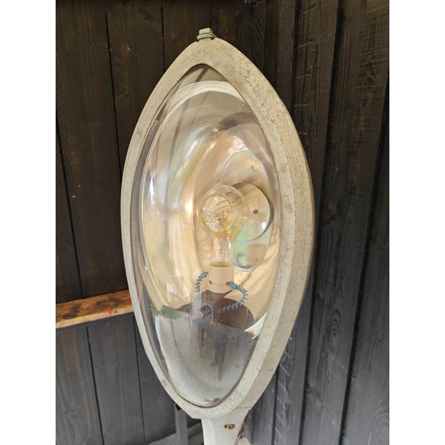 Gray Large Industrial Floor Lamp, 1970s For Sale - Image 8 of 18