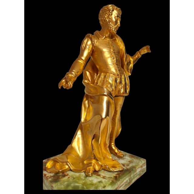 Figure in Gilt Bronze, 19th Century For Sale - Image 6 of 18