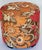 Vintage Moroccan Round Pouf Ottoman in 1970s Psychedelic Floral Velvet a Pair For Sale - Image 9 of 16