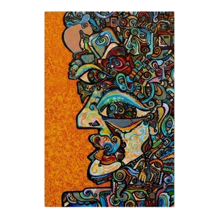 Alexander Arshansky Cubist Painting "Ambitious" For Sale