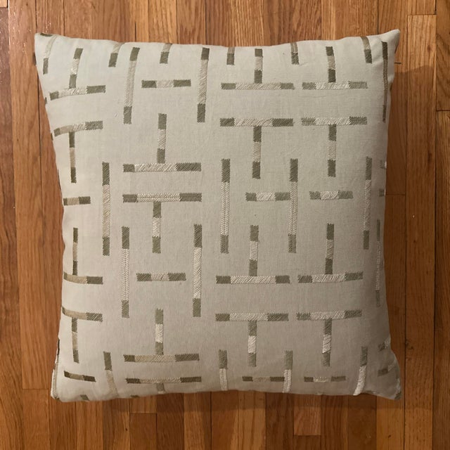 Handcrafted Decorative Pillow Case For Sale In New York - Image 6 of 6
