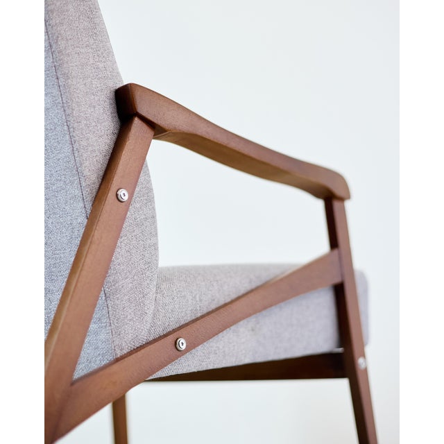 Vintage Lounge Chair by Jaroslav Smidek, 1960s For Sale - Image 4 of 6