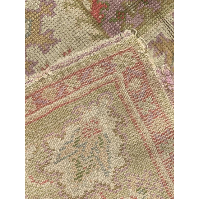 Turkish Ghyordes Oushak Rug, 1890s For Sale - Image 18 of 18