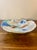 A beautiful vintage Murano art glass dish in an organic seashell form, featuring soft white glass fully encased in clear...