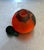Art Deco Galle' Style Red/Black Satin Cameo Glass Art Deco Perfume Bottle For Sale - Image 3 of 4