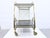 Metal Streamline Bar Trolley in Brass and Glass, 1950s For Sale - Image 7 of 18