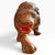 Mid-Century Modern Vintage Glazed Ceramic Lion Sculpture, Reclining Big Cat For Sale - Image 3 of 7