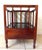 Vintage Mid Century Mahogany Wood Canterbury Magazine Rack For Sale - Image 11 of 12