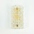 Stunning brass & crystal glass wall light designed by carl fagerlund for swedish glasswork orrefors in the 1960s. Rare...