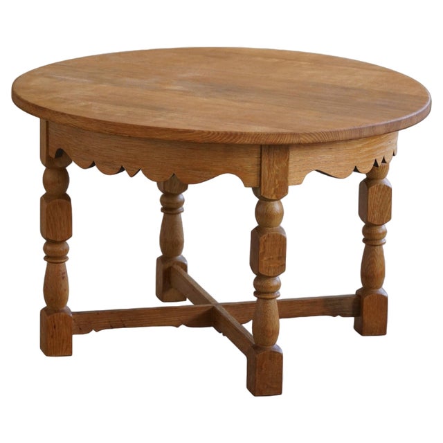 Mid-Century Danish Side Table in Oak by Henning Kjærnulf, 1960s For Sale