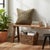 Textile 20 x 20 Angora Moss Pillow - Down Insert For Sale - Image 7 of 11