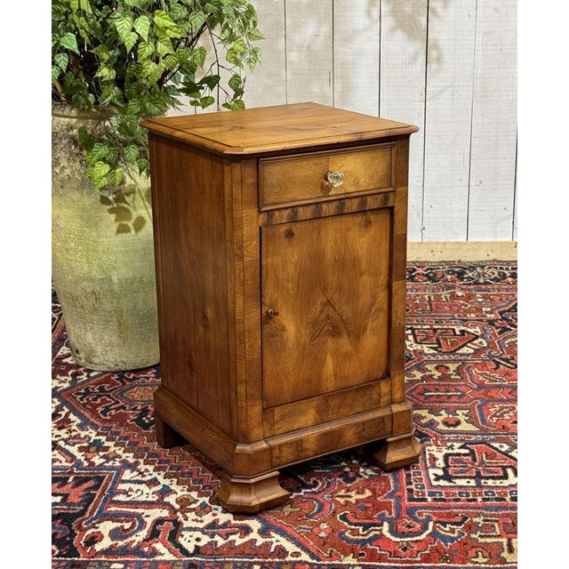 Louis Philippe Bedside Table in Cherry Wood, 1800s For Sale - Image 12 of 14